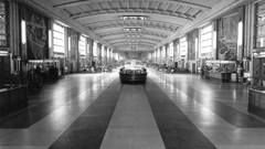 Station hallway monochrome Cincinnati