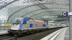 Station trains Polish Poland