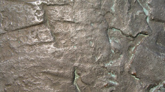 Statue back detail Bronze