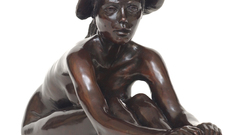 Statue hat Bronze anyas