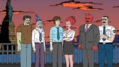 Statue of Liberty zombies new york city demons ugly americans 