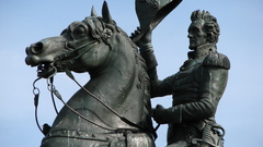 Statue president Jackson architecture