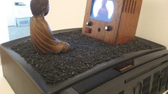 Statues TV Buddha television artwork Nam June Paik