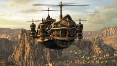 Steampunk airship