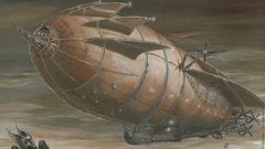 Steampunk blimps