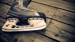 Steel blade Wood skates hockey Nike fantasia bauer