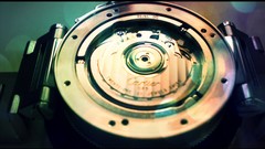 Steel watch mechanism cartier Horlogerie