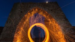 Steel wool long time exposure