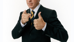 Stephen colbert thumbs up