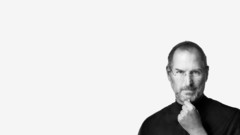 Steve Jobs white background