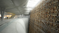 Stockholm Library Wall of