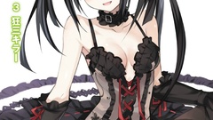 Stockings anime girls heterochromia date a live tokisaki kurumi 