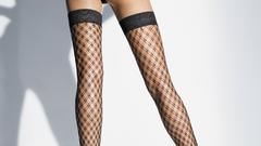 Stockings ass high heels