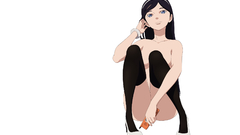 Stockings blue eyes long