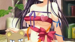 Stockings blue eyes Ribbons