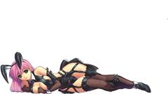 Stockings garter belts green