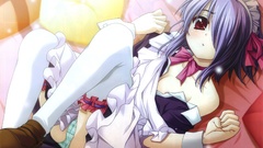 Stockings maids red eyes