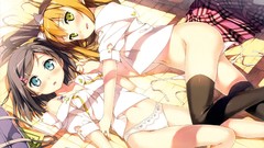 Stockings school uniforms azuki azusa panties panties aside 
