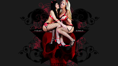 Stockings Violet horns devil