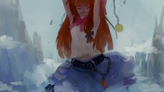 Stones Mountains dust grin horns navel bows chains skirts long 