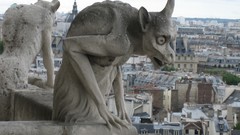 Stones old ancient sculptures Gargoyles
