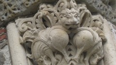 Stones old ancient sculptures Gargoyles