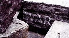 Stones War rocks etching