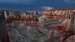 Storm canyon Arizona mine Coal rock formations