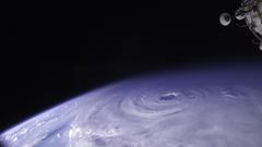 Storm Earth space station