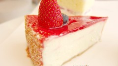 Strawberries desserts cheesecake
