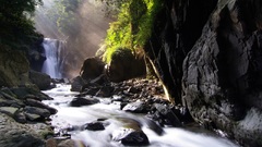 Streams waterfalls riverbed