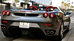 Streets cars Ferrari vehicles