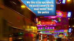 Streets neon lamp text