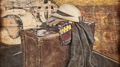 Streets suitcase hats