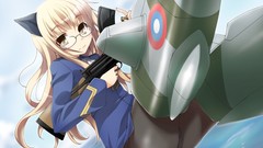 Strike witches nekomimi meganekko