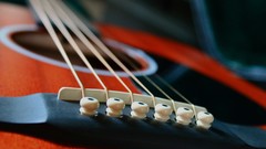 String close-up guitars martin blurred background guitar picks