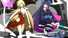 Striped legwear panty and