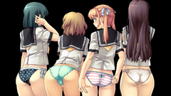 Striped lingerie Simple Background