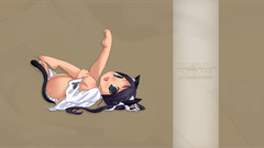 Striped lingerie twintails francesca