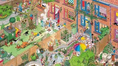 Style work puzzle cartoons drawings