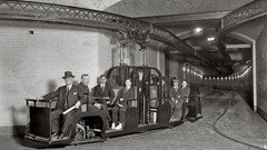 Subway Washington DC grayscale