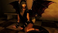 Succubus fantasy girl fantasy art render cgi wings demon girls