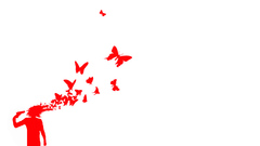 Suicide headshots Butterflies