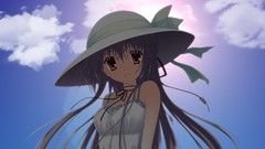 Summer dress long hair anime girls nanao naru