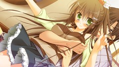 Summer hugging anime girls game cg sesena yau 1/2 Summer