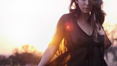 Summer woman models portraits see-through Megan Muerte