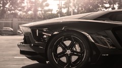 Sun black back rim Lamborghini-Aventador