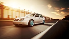 Sun cars roads Volkswagen Volkswagen Jetta