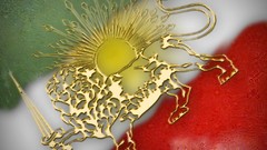 Sun Flags Lions shiro iran Persia flag of iran