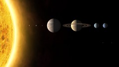 Sun Mars Saturn Jupiter Earth solar system Neptune Pluto Venus 